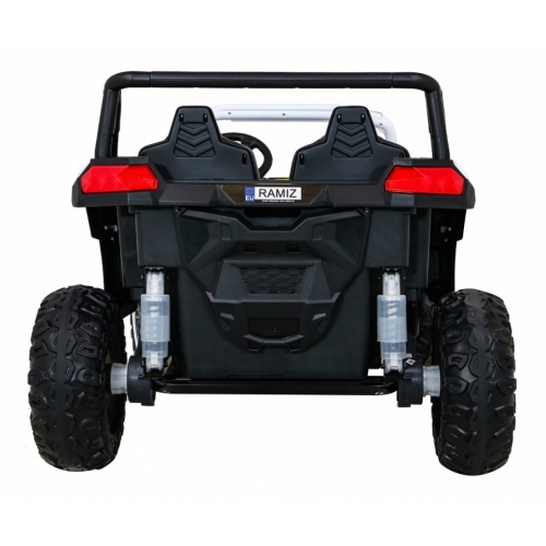 A032 Biały duży pojazd dla dzieci